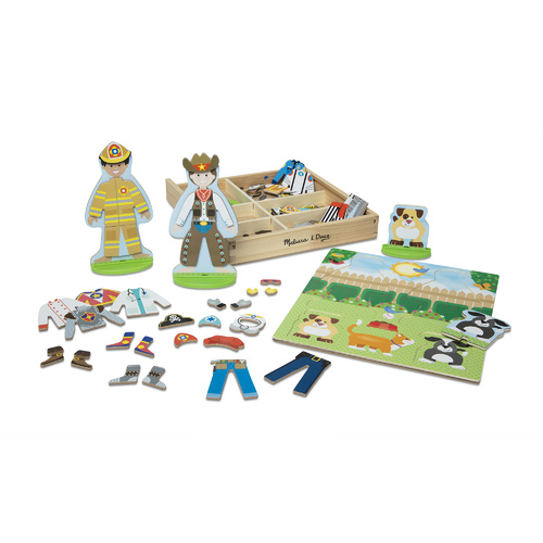 Melissa & Doug Occupations Magnetic Pretend Play Set