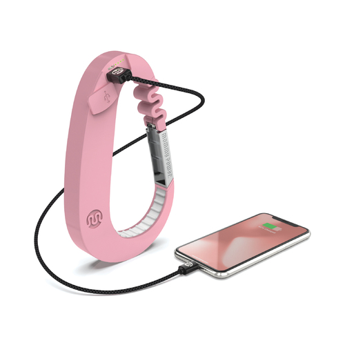 Mommy Power Stroller Hook and Powerbank - Pink