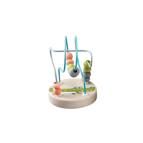 Calm & Breezy - Wooden Jungle Animal Bead Maze -  Crocodile
