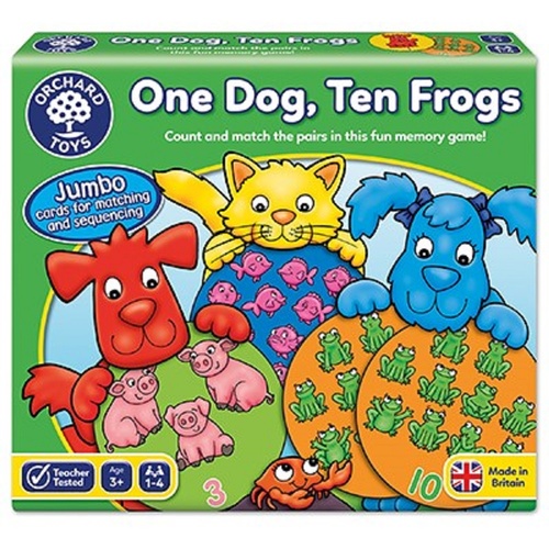 Orchard Toys One Dog, Ten Frogs
