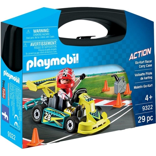 Playmobil Go Kart Racer Carry Case 9322
