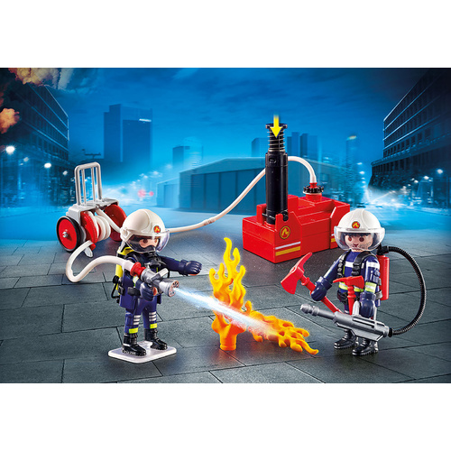 Playmobil Firefighters with Water Pump 9468