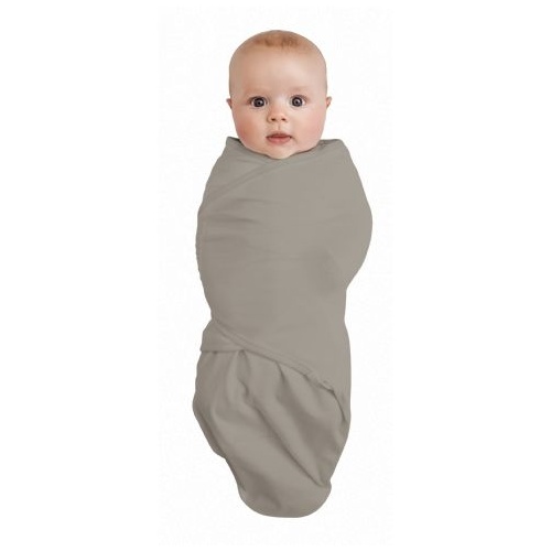 Baby Studio - Bamboo Swaddlepouch 0-3 months 0.2 TOG  Warm Grey - Small