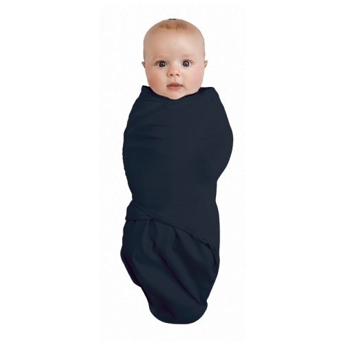 Baby Studio - Bamboo Swaddlewrap 0-3 months 0.2 TOG  Navy - Small