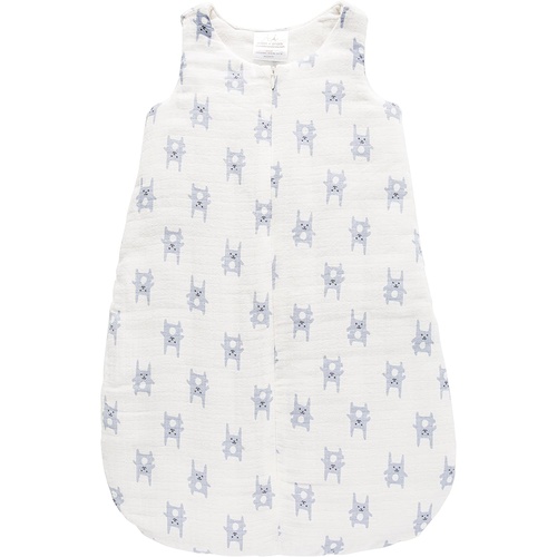 Aden Bunny Blue Flannel Sleeping Bag 3.5 TOG - Small