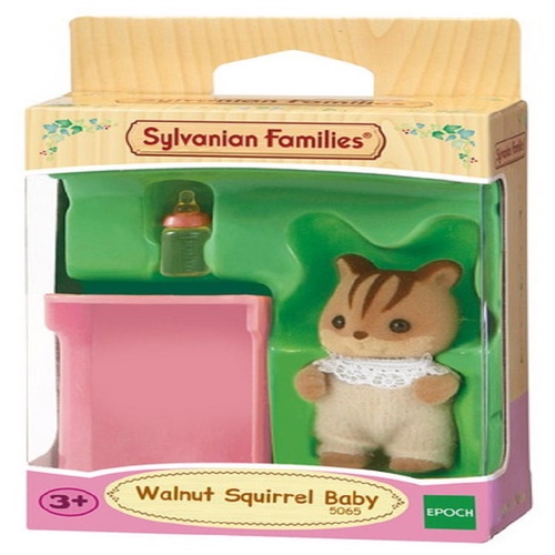Sylvanian Families Walnut Squirrel Baby Pink SF5065