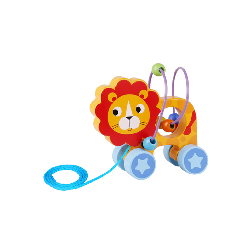 Tooky - Beads Pull Along Lion
