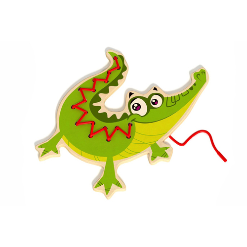 Tooky Toys - Lacing Animal - Crocodile