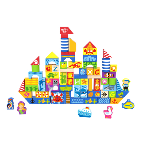 Tooky - Marine Blocks 80 pieces