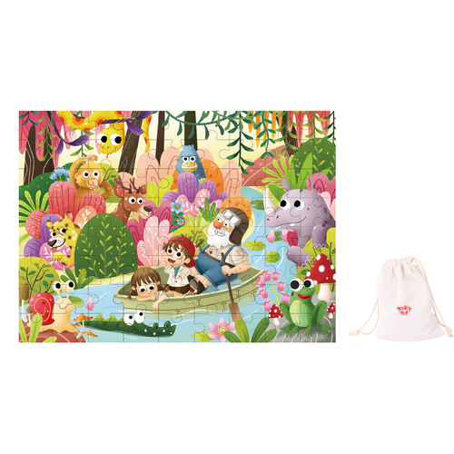 Tooky - Wooden Rainforest Jigsaw Puzzle - 72 pieces