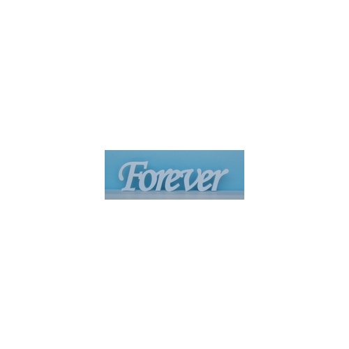 Wooden Inspirational Script Word - Forever