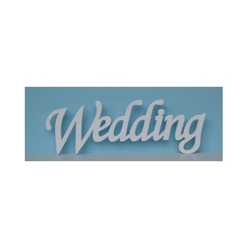 Wooden Inspirational Script Word - Wedding