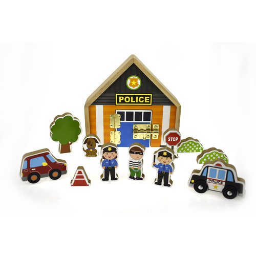 Kaper Kidz - Metal Latch Playset - Police
