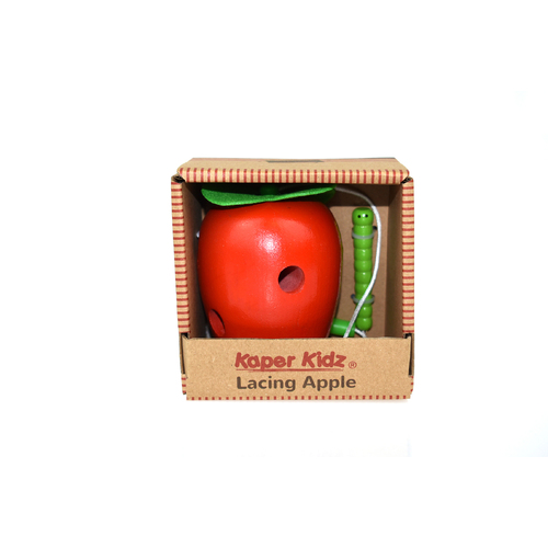 Kaper Kidz - Wooden Lacing Apple