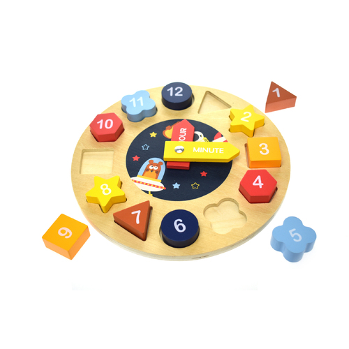 Koala Dream Wooden Space Clock Puzzle